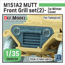 Def Model DM35134 1/35 US M151A2 MUTT Front grill set- /w Winter cover (for 1/35 Tamiya kit)