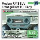 Def Model DM35139 1/35 Modern FJ43 SUV front grill set (1)- EARLY (for AK interactive kit)