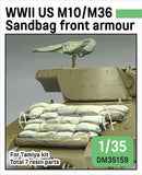 Def Model DM35159 1/35 WWII US M10/M36 Sandbag front armour for 1/35 Tamiya kit