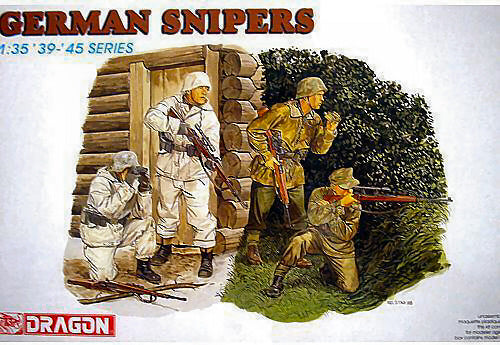 Dragon 6093 1/35 German Snipers Figure Set (4 figures)