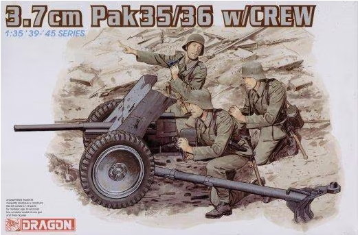 Dragon 6152 1/35 3,7cm Pak35/36 with crew