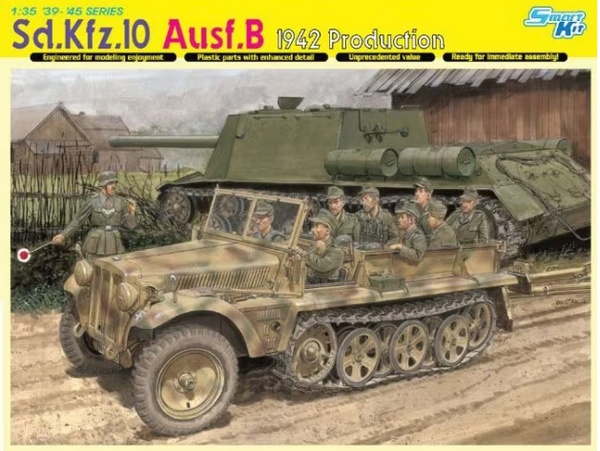 Dragon 6731 1/35 Sd.Kfz. 10 Ausf. B 1942 Production Smart Kit