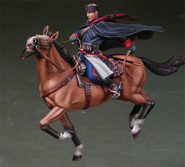 Def Model DO35C09 1/35 WWII Russian Cossack Cavalry w/whip