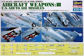 Hasegawa 35003 1/72 US Aircraft Weapons III - US Air to Air Missiles