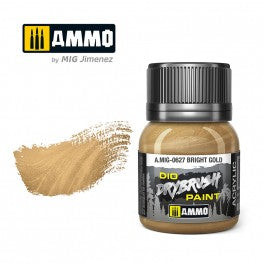 AMMO by Mig 627 Drybrush Paint - Bright Gold
