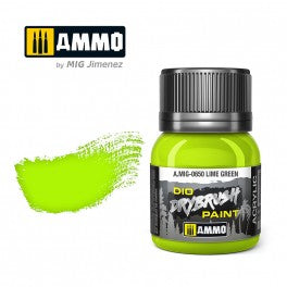 AMMO by Mig 650 Drybrush Paint - Lime Green