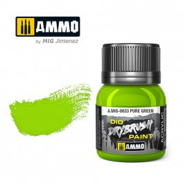 AMMO by Mig 633 Drybrush Paint - Pure Green