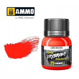 AMMO by Mig 643 Drybrush Paint - Red