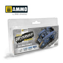 AMMO by Mig 7303 DRYBRUSH Set Blue Colors