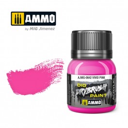 AMMO by Mig 642 Drybrush Paint - Vivid Pink