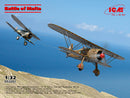 ICM DS3201 1/32 Battle of Malta Italian Fiat CR.42 Falco & British Sea Gladiator Mk.II