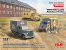 ICM DS3523 1/35 Sanka WWII Wehrmacht Ambulance Trucks