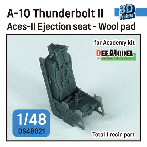 Def Model DS48021 1/48 A-10 Thunderbolt II Aces-II Ejection seat (Wool pad) for Academy 1/48 kit