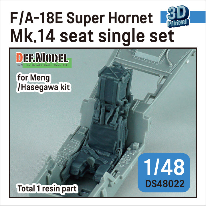 Def Model DS48022 1/48 F/A-18E Super Hornet Mk.14 seat single set for 1/48 kit