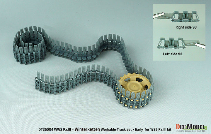 Def Model DT35004 1/35 WW2 Pz.III - Winterketten Workable Track set