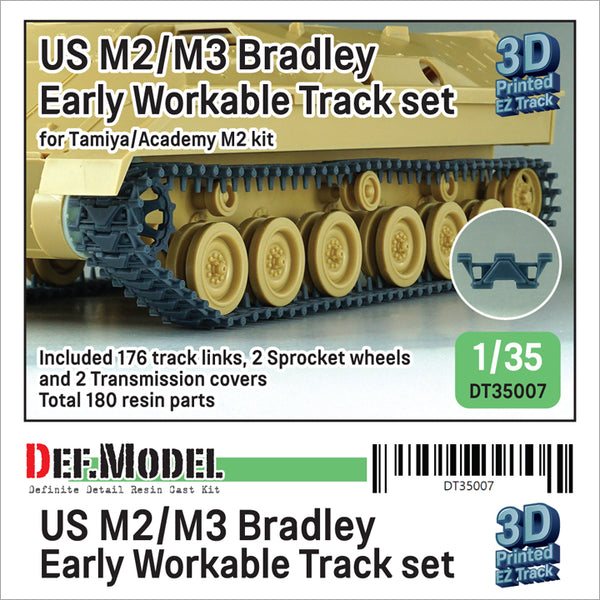 Def Model DT35007 1/35 US M2/M3 Bradley IFV Early Workable Track set  (for Tamiya/Academy M2/M3 kit)