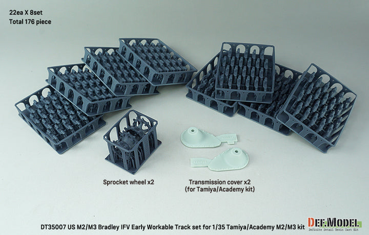 Def Model DT35007 1/35 US M2/M3 Bradley IFV Early Workable Track set  (for Tamiya/Academy M2/M3 kit)