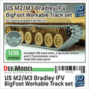 Def Model DT35009 1/35 US M2/M3 Bradley IFV BigFoot Workable Track set  (for 1/35 Tamiya/Academy M2/M3 kit)