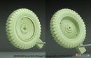 Def Model DW16006 1/16 WW2 German Sd.kfz 250 Half Track Sagged Front wheel set(1)  (for 1/16 Das Werk kit)