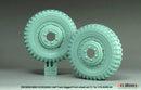 Def Model DW16008 1/16 WW2 US M3/M3A1 Half Track Sagged Front wheel set (1) (for 1/16 AHHQ kit)