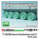Def Model DW30064 1/35 T-34/85 Burnt Roadwheel set(1)-Plate type (for 1/35 T-34/85)