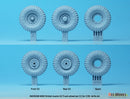 Def Model DW30068 1/35 British Austin K2 Truck Sagged wheel set (1)  (for Airfix 1/35)