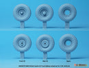 Def Model DW30070 1/35 British Austin K2 Truck Balloon Sagged wheel set  (for Airfix 1/35)