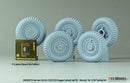 Def Model DW30073 1/35 WW2 German Sd.kfz 222/223 Sagged wheel set(3) - Normal  (for Tamiya 1/35)