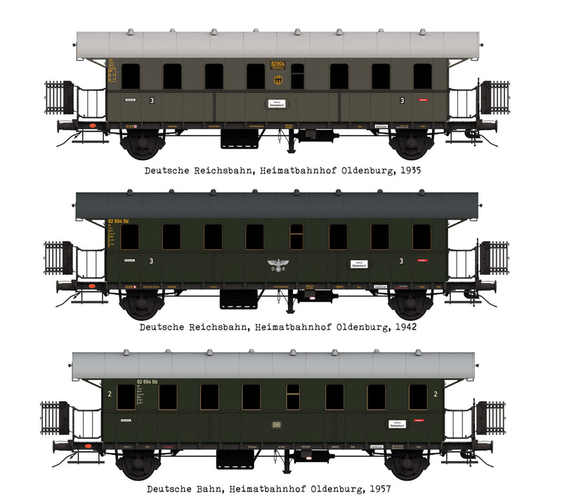 Das Werk 35033 Personenwagen Cid-27 "Donnerbüchse" PASSENGER RAIL CAR