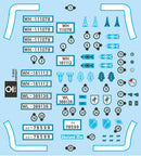 Das Werk 35037 1/35 Sd.Kfz.7 - mtl. Zgkrwg. 8t with crew