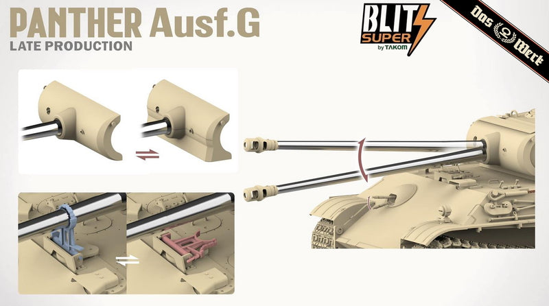 ***PREORDER - NOT IN STOCK Das Werk Super Blitz 35041 1/35 Panther G Late PREORDER ***