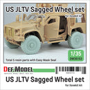 Def Model DW35153 1/35 US JLTV Sagged wheel set  (for Ilovekit 1/35)