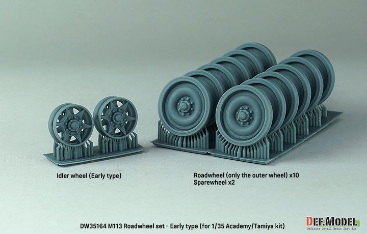 Def Model DW35164 1/35 US M113 APC Roadwheel set - Early type (for Academy/Tamiya 1/35)