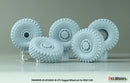 Def Model DW48009 1/48 US M1240A1 M-ATV Sagged Wheel set (for RFM 1/48)