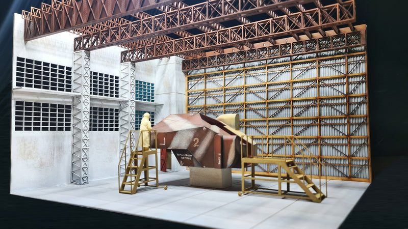 Das Werk A032 1/32 Der Hangar - aircraft workshop diorama