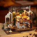 Robotime DG162 Flavory Cafe House DIY Miniature House Kit