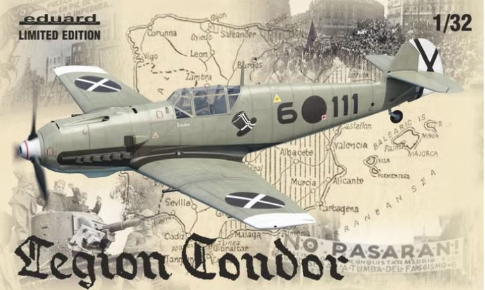 エデュアルド 1/32 11105 Bf 109 E-1/E-3 コンドル軍団 Eduard 11105 1/32 Legion Condor (Bf 109E-1/E-3) Limited Edition