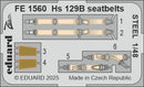 Eduard FE1560 Henschel Hs 129 B - Steel Seatbelts (for Takom Kits) 1/48
