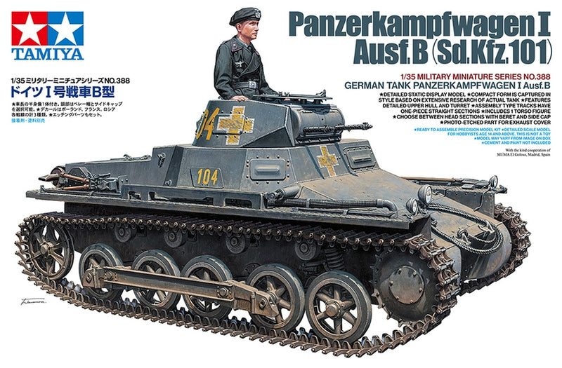 Tamiya 35388  1/35 German Tank Panzer I Ausf.B