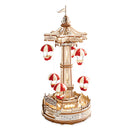 Robotime EA01 ROKR Parachute Tower DIY Music Box 3D Wooden Puzzle