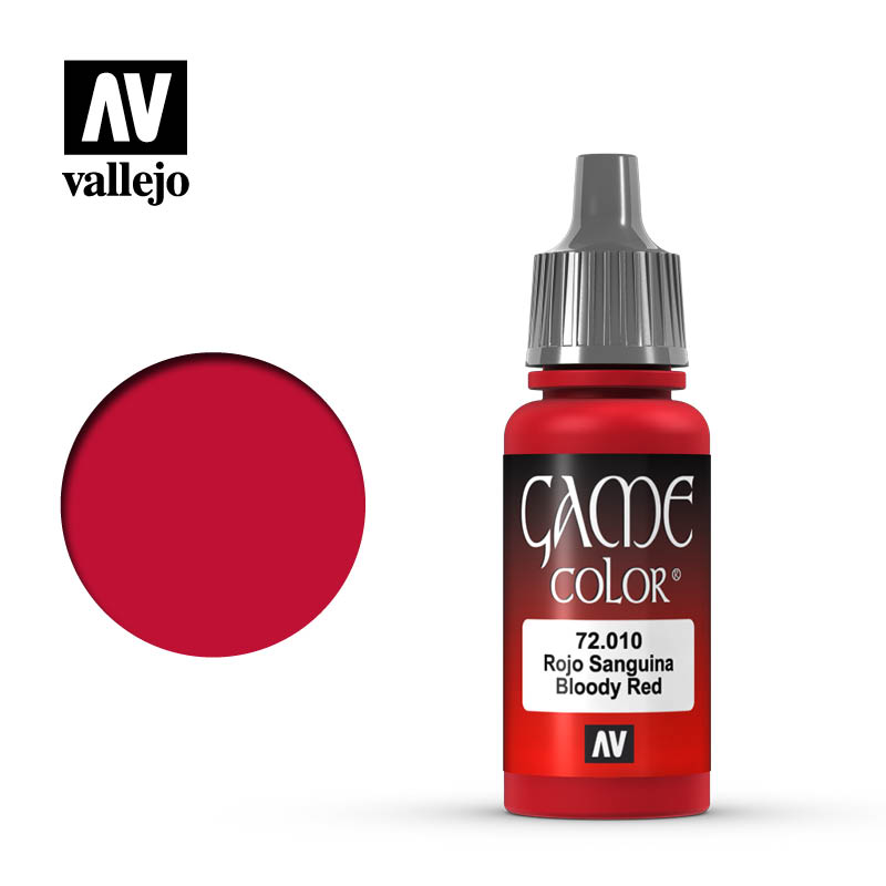 Vallejo 72.010 Game Color: Bloody Red