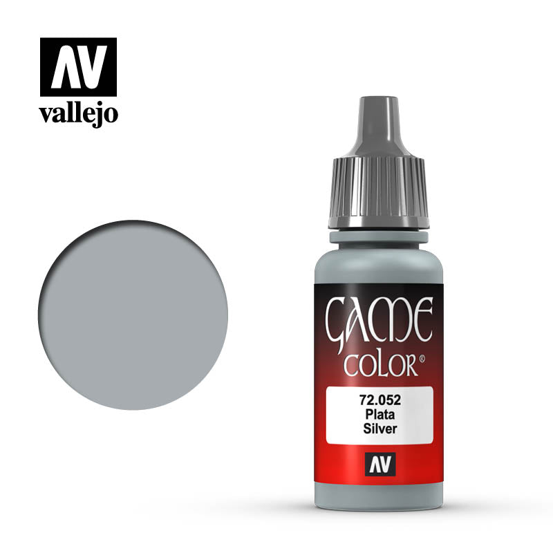 Vallejo 72.052 Game Color: Silver 17ml