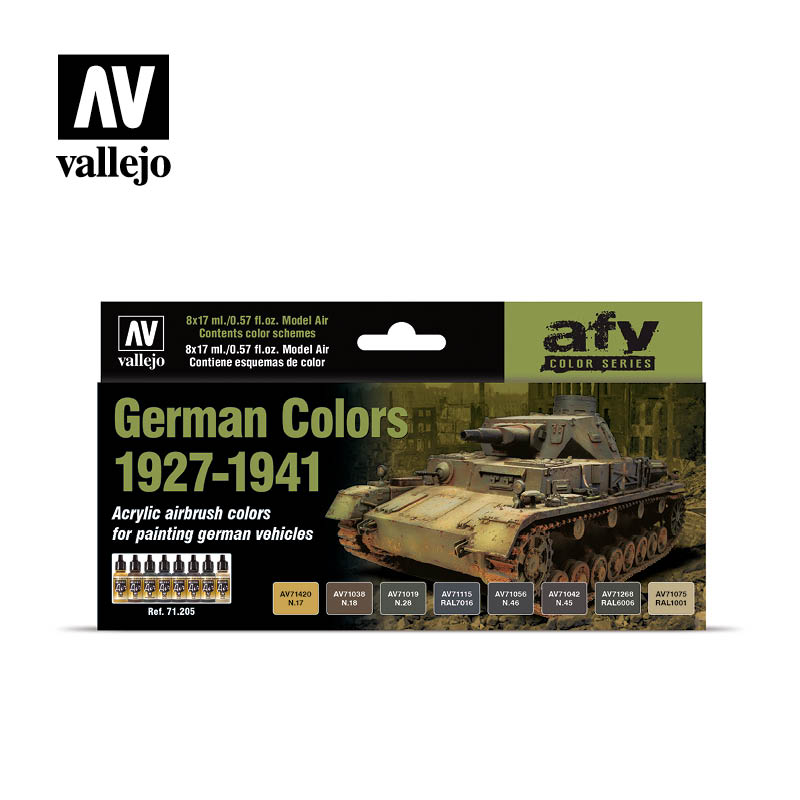 Vallejo 71.205 German Colors 1927-1941