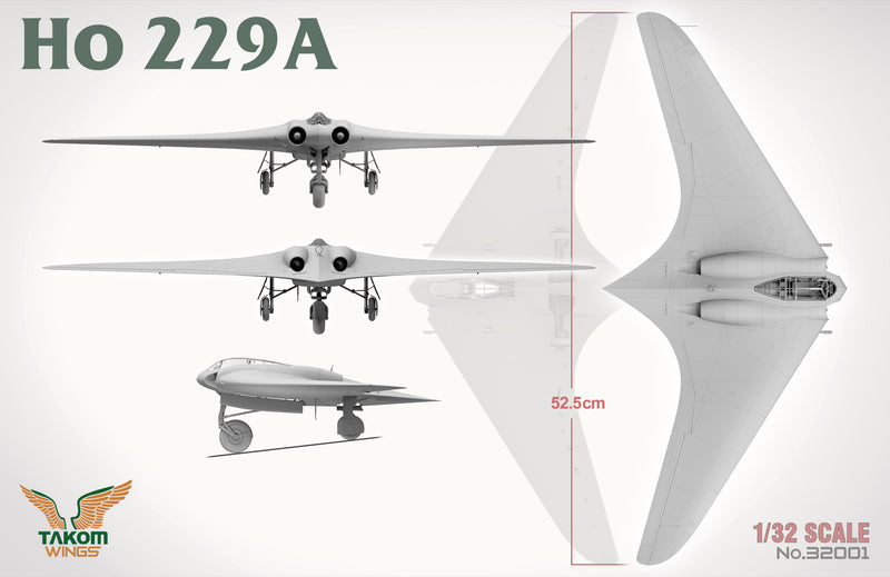 Takom Wings 32001 1/32 HO229A Horton Flying Wing