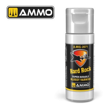 AMMO by Mig 2071 Hard Rock Acrylic Gloss Varnish 20 ml bottle 