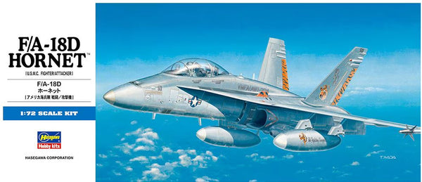 Hasegawa 00439 1/72 F/A-18D Hornet U.S.M.C. Fighter/Attacker