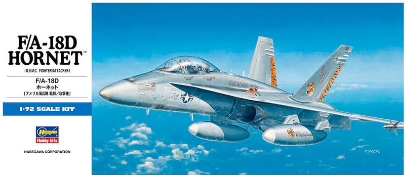 Hasegawa 00439 1/72 F/A-18D Hornet U.S.M.C. Fighter/Attacker