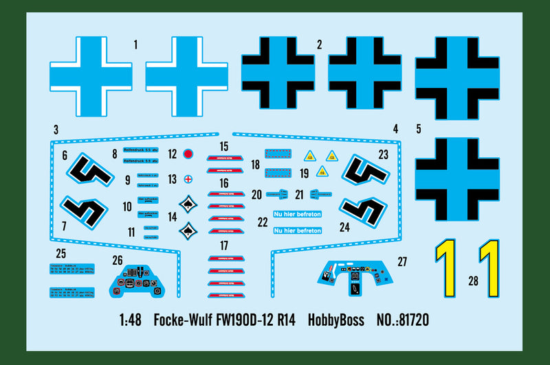 Hobby Boss 81720 1/48 Focke Wulf FW 190D-12 R14