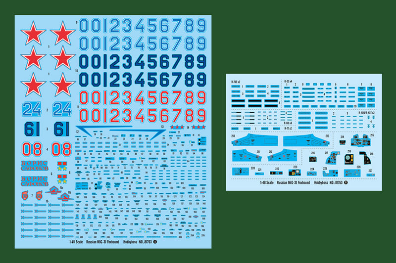 Hobby Boss 81753 1/48 Russian MiG-31 Foxhound