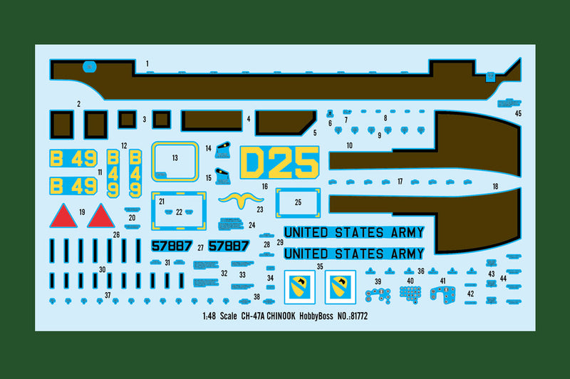 Hobby Boss 81772 1/48 CH-47A CHINOOK